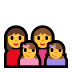 family: woman, woman, girl, girl