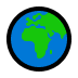 globe showing Europe-Africa