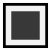 white square button
