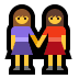 women holding hands